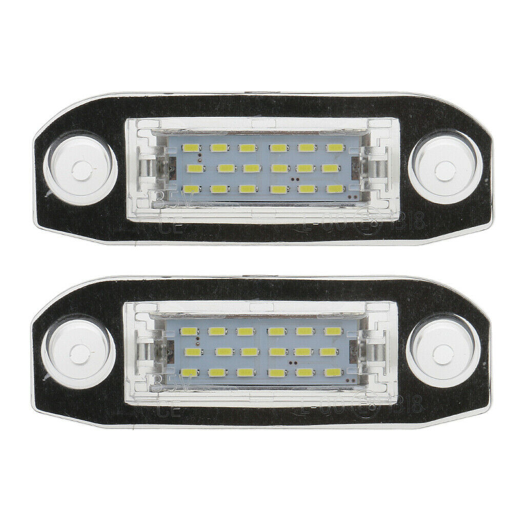 Pair 18 LED Number Plate Lamp for VOLVO S80 S40 S60 V70 C70 CX60 CX70 CX90