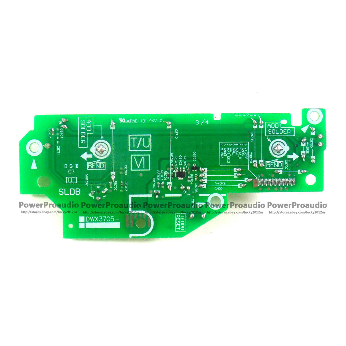 DWX3705 Pitch Tempo fader circuit board for Pioneer CDJ-2000NXS2 CDJ-TOUR1 SLDB