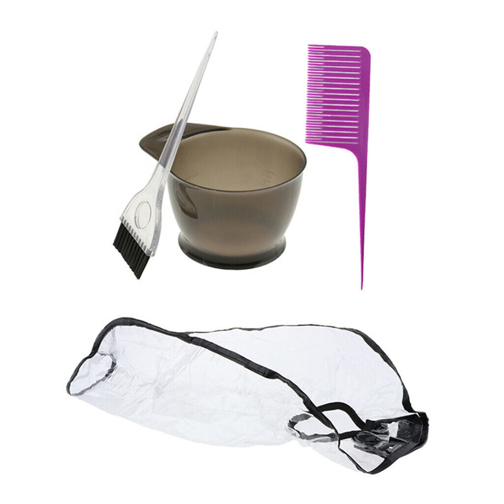 Salon Hair Dye Coloring Brush Bowl Comb Set w/ Washing Dye Funnel Tool