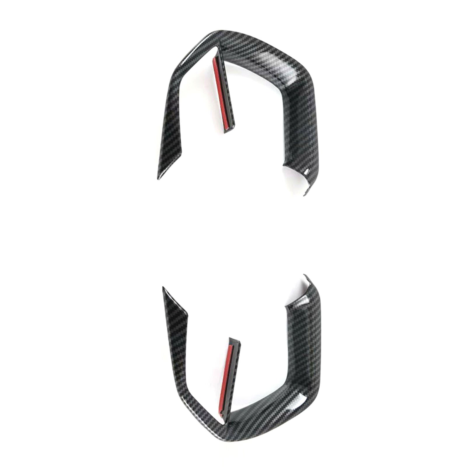 Carbon Fiber Style Steering Wheel Decoration Cover Trim For Hyundai Elantra 2021