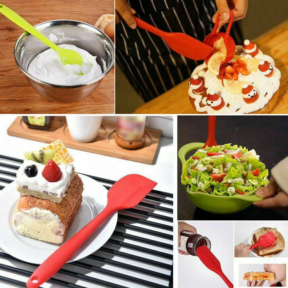 1X Baking Spatula Mini Small Silicone Spatula Heat Reistant Icing Spoon Scraper.