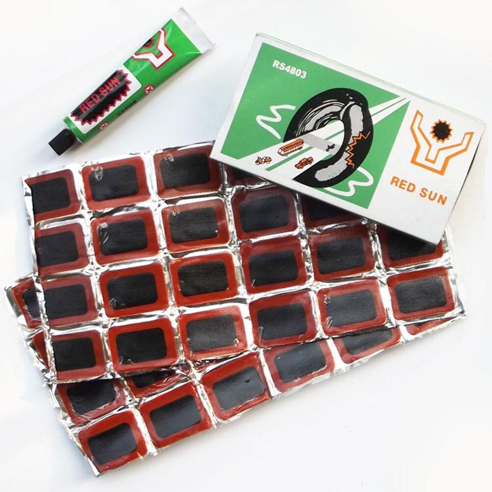 48pcs Rubber puncture patches bicycle bike tire tyre tube.repair cycle patch BDA