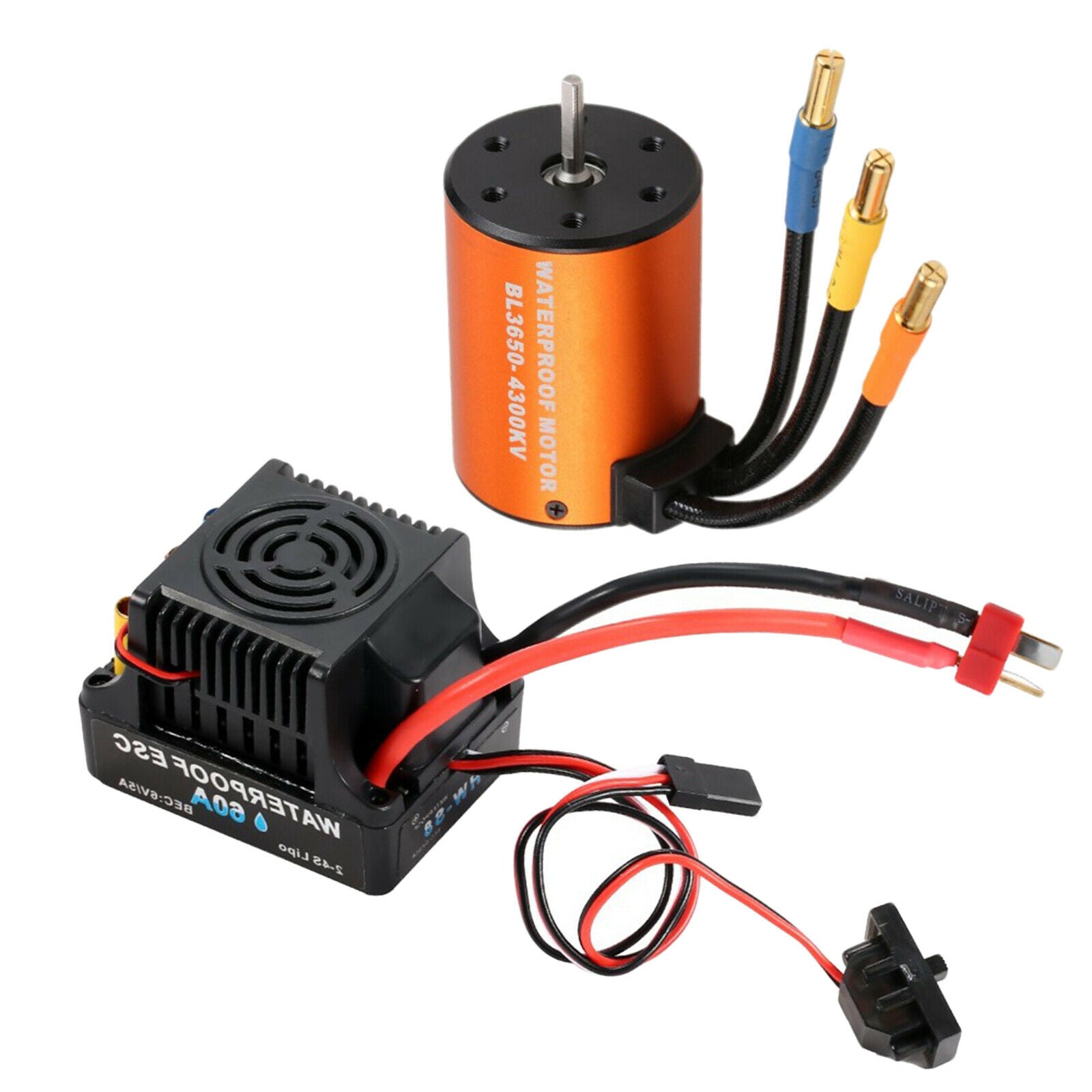 RC Car Brushless Motor with 60A ESC for HSP 94123 94111 94170