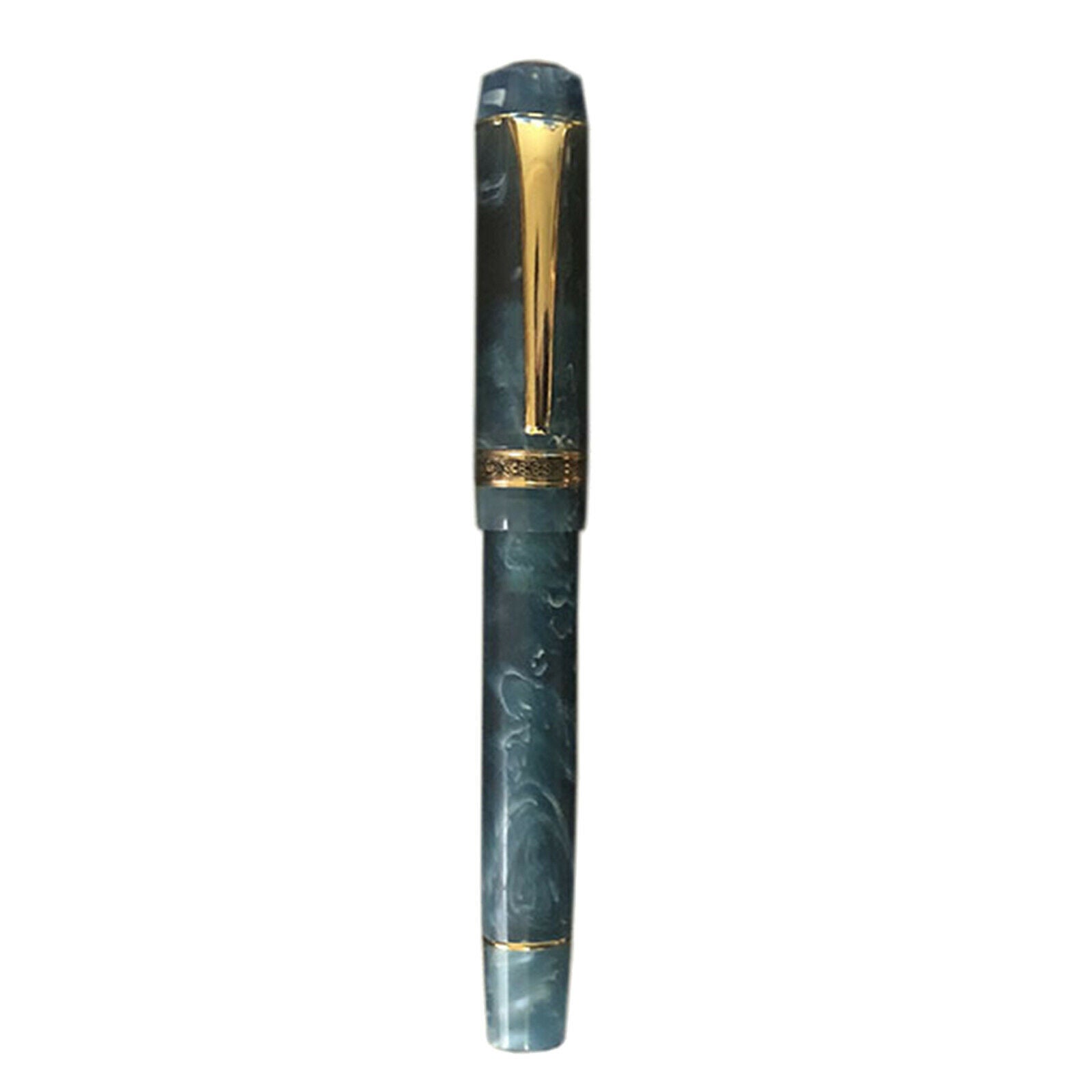 Fountain Pen Golden Clip Writing for Signature Colleague Supplies Blue