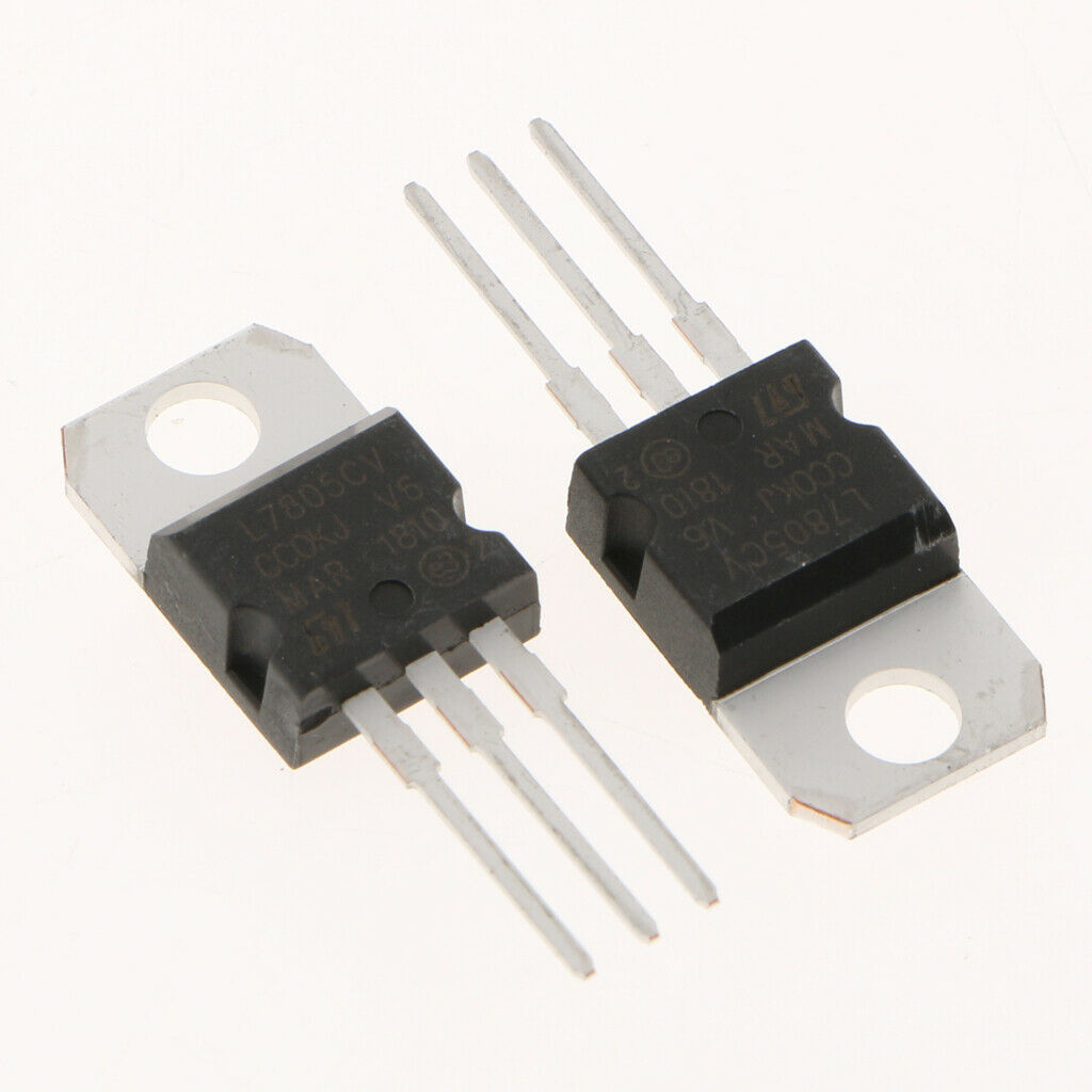 10 PCS L7805CV L7805 LM7805 TO-220 3 Position Voltage Regulator Transistor