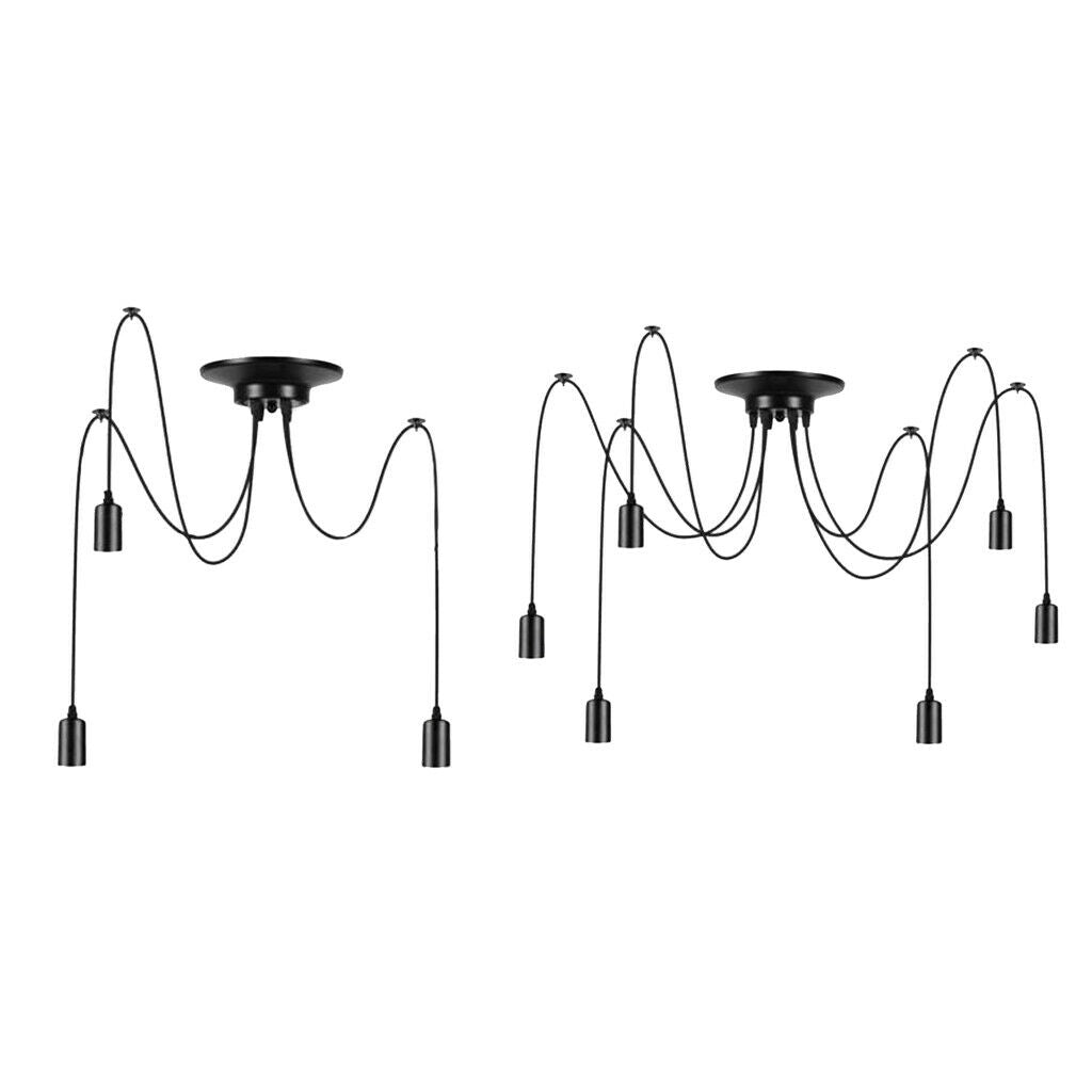 Industrial Rustic 3 Heads Fairy Girl Scattered Flower Chandeliers Pendant Light