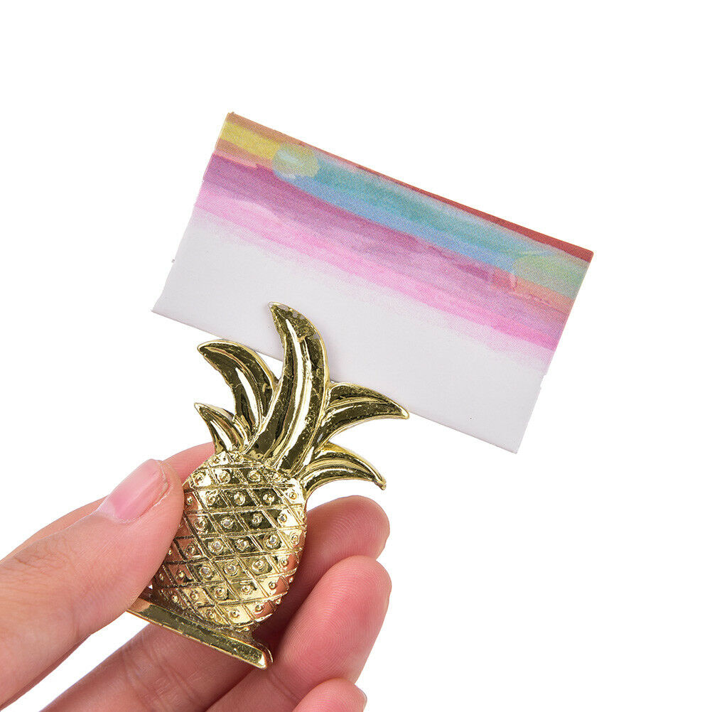1 Set Pineapple Place Stand Holder Wedding Party with Colorful Card Part.l8