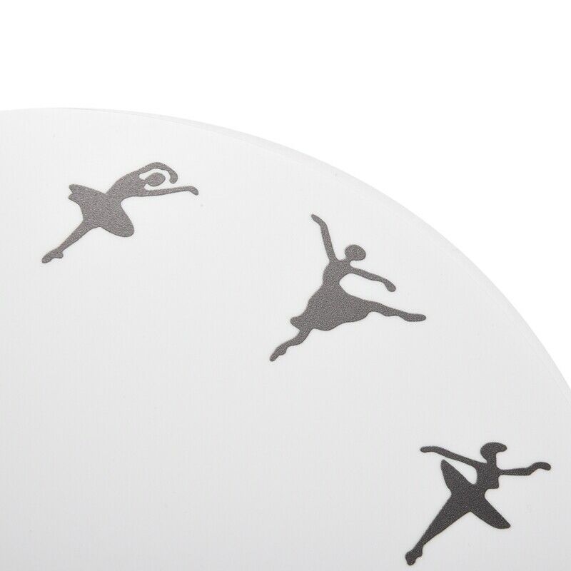 Charming Ballerina Wall Clock Baby Girl Nursery Decor Ballet Dancer Modern WalX4