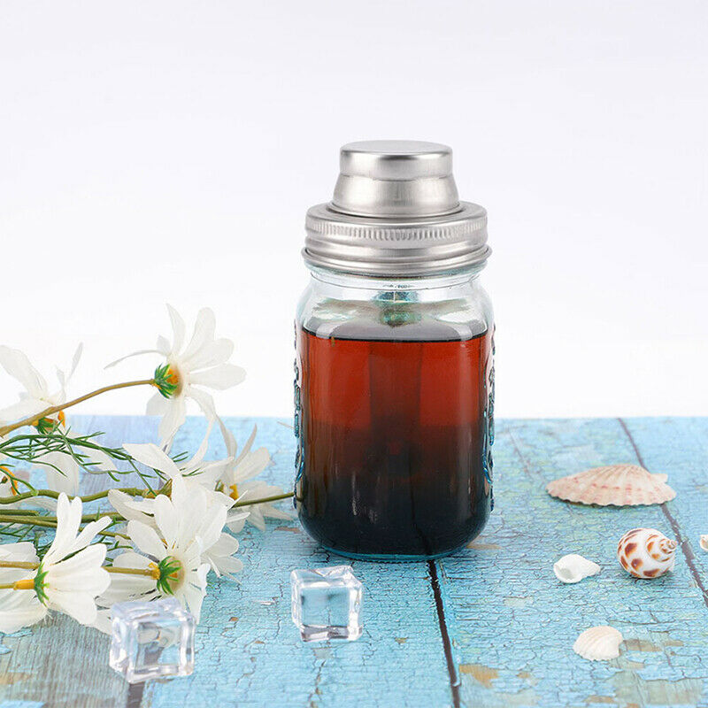 Mason Jar Shaker Lids  Shake Cocktails Mix Spices Dredge Flour Sugar & MoreSJCA