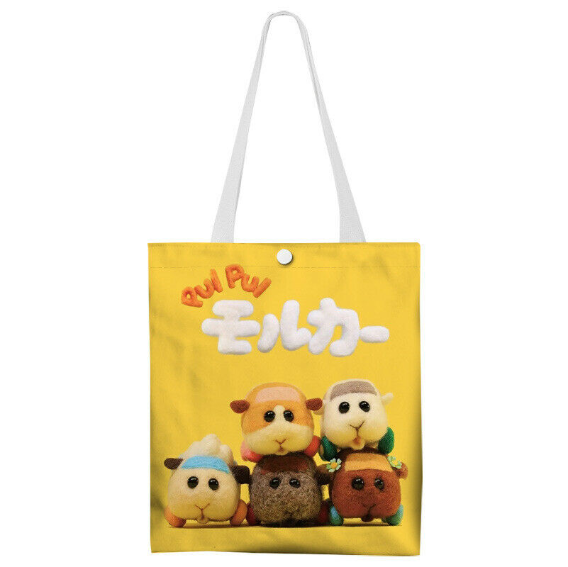 Anime Pui Pui Molcar Guinea Pig Canvas Bag Shoulder bags Handbag Birthday Gift B
