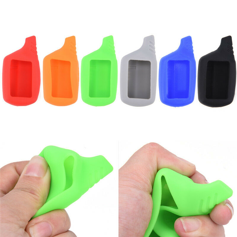 Car LCD B9 B6 Silicone Remote Key Case Cover For Starline B9/B6/A61/A91 Bl.l8