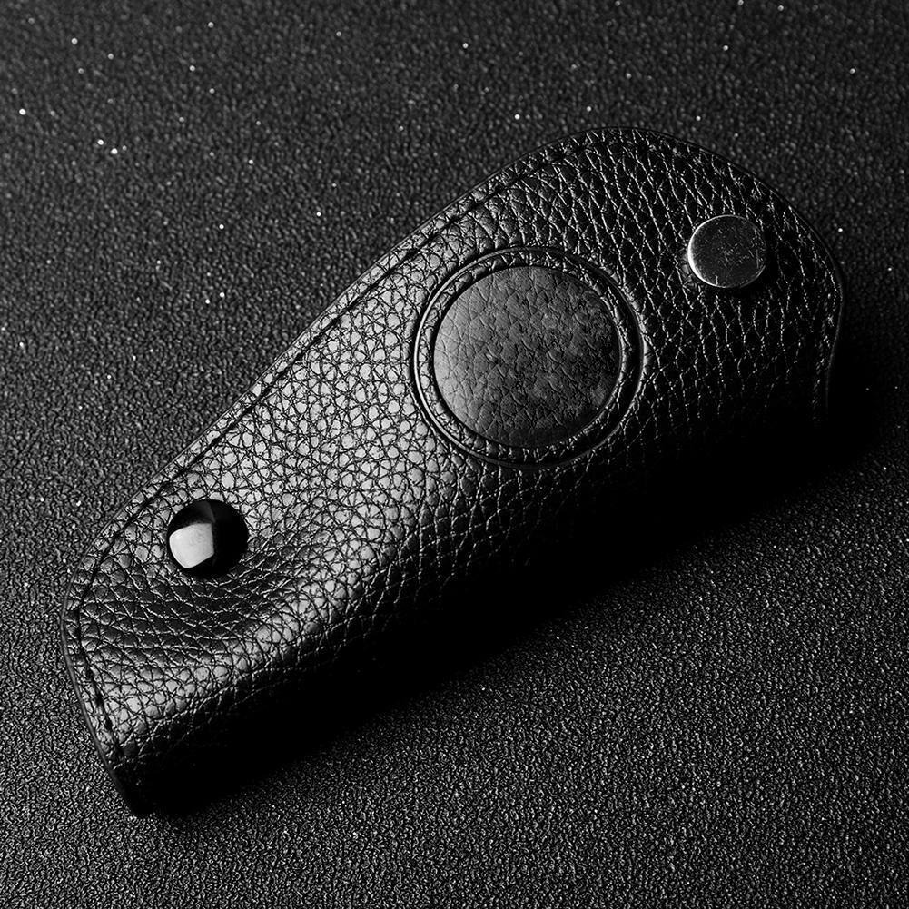 For BMW E36 E46 E39 E60 E61 E53 Key Case Litchi Synthetic Leather Cover @