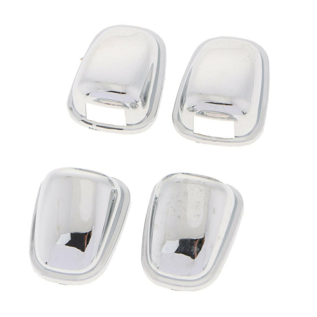 Car WindShield Washer Water Spray Jet Nozzle Cover Chrome Protective Case
