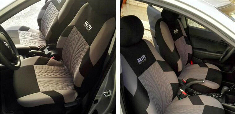 9Pcs/ Set Stretchable Washable Embroidery Car Seat Covers Fit Most Brand Vehicle