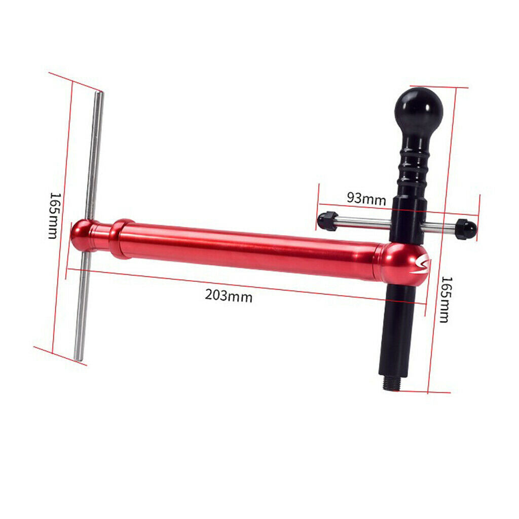 Deluxe Bike Derailleur Hanger Gauge Rotatable Bicycle Alignment Tool Road