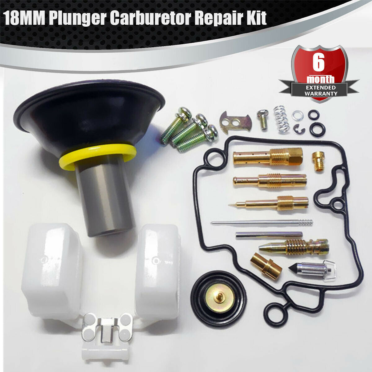 18MM plunger carburetor repair kit For PD18J GY6 50CC ATV Karting Moped Scooter