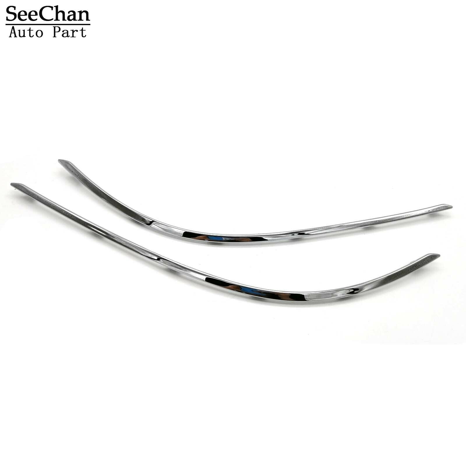 Fit For Mercedes-Benz C300 C350 Front Bumper left & Right Moulding 2012-2015