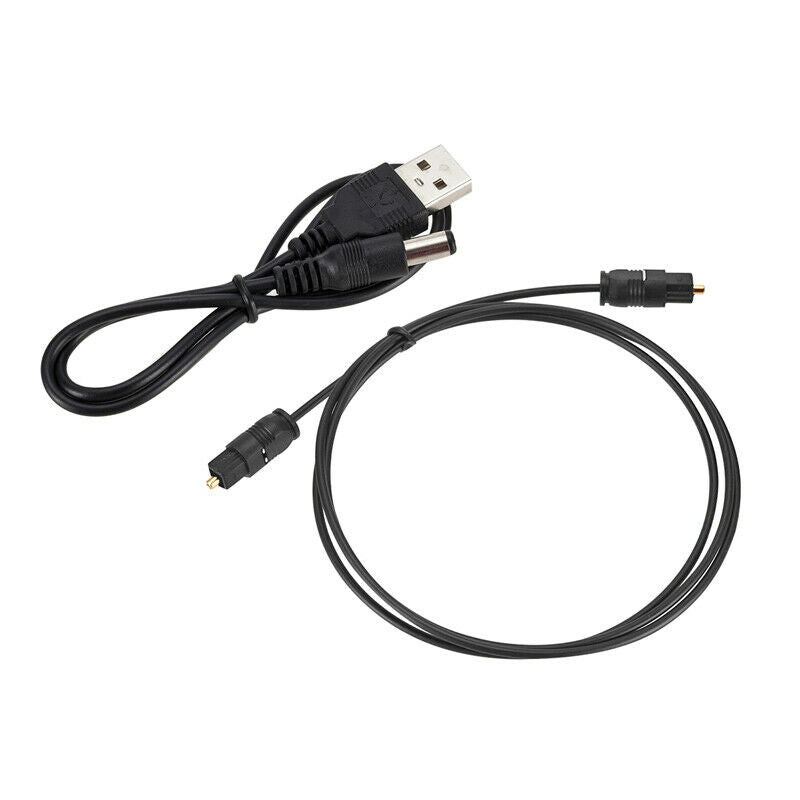 Digital Optical Coax Toslink Audio Signal to Analog SPDIF RCA Converter Adapter
