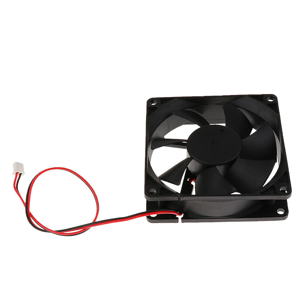 12V Cooling Computer Case Fan 2-Pin DC12V Cooler Fan for Computer 80x80x25mm