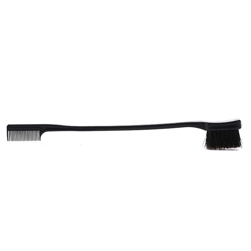 edge control brush double sided comb hair gel smooth natural look choo.l8