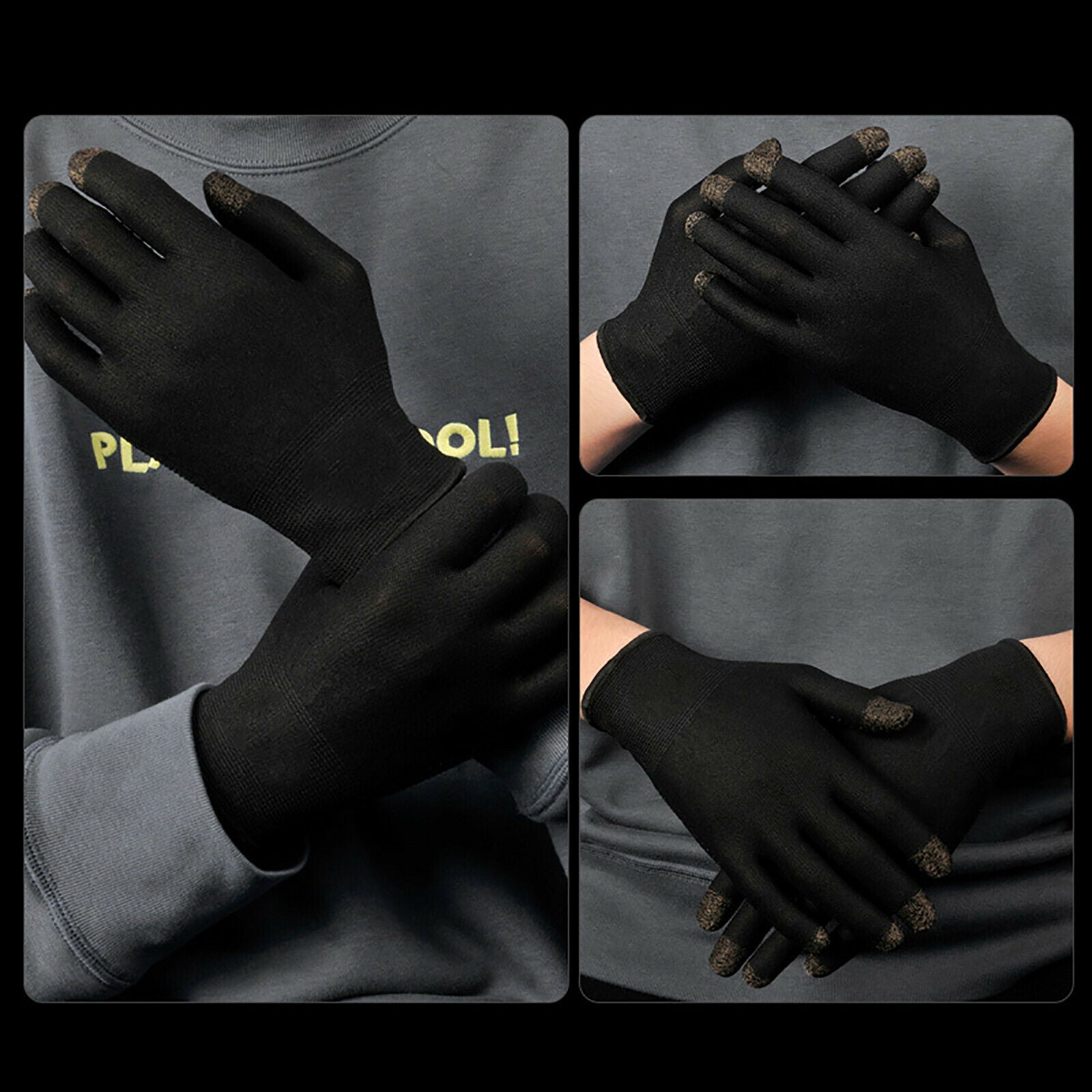 For PUBG Mobile Phone Games Thumbs Finger Sleeve Gloves Sweatproof Touch Screen
