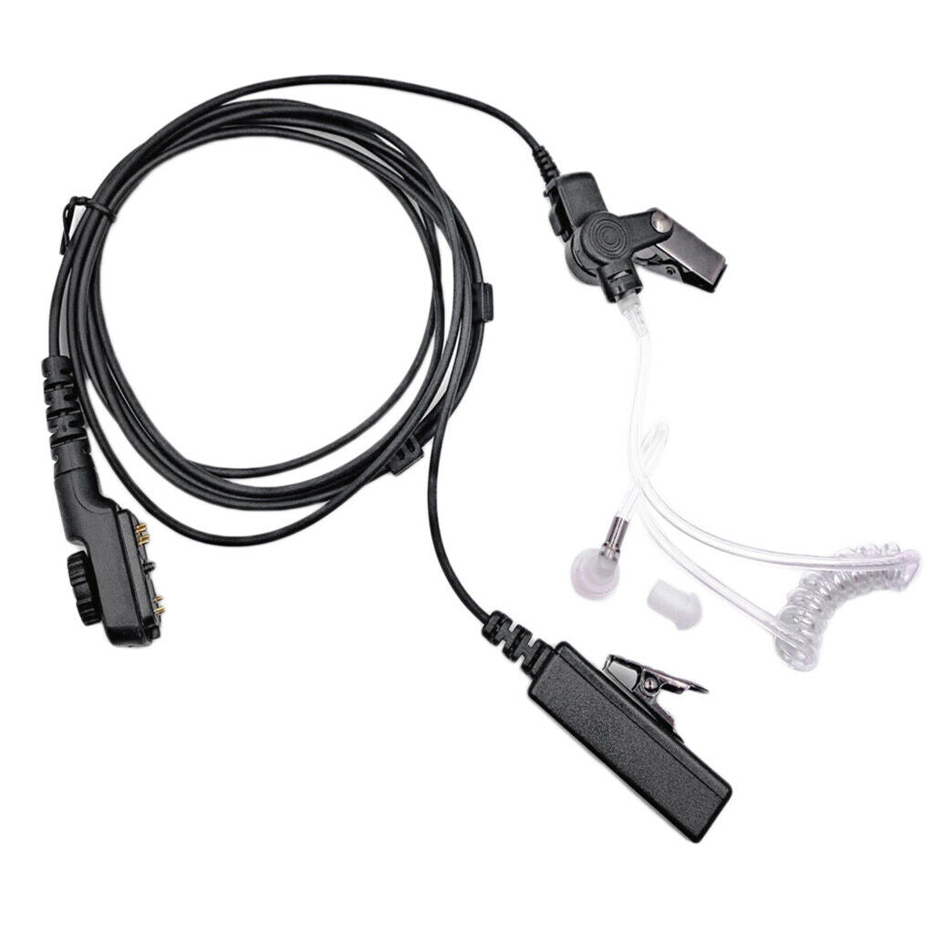 Earpiece Covert Air Acoustic Tube with PTT MIC in-Ear Headset for Hytera Radios