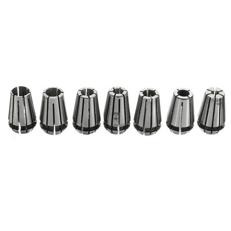 7Pcs ER11 1-7mm Sp Collets with ER11A 5mm Motor Shaft Holder Extension Rod P3PP1