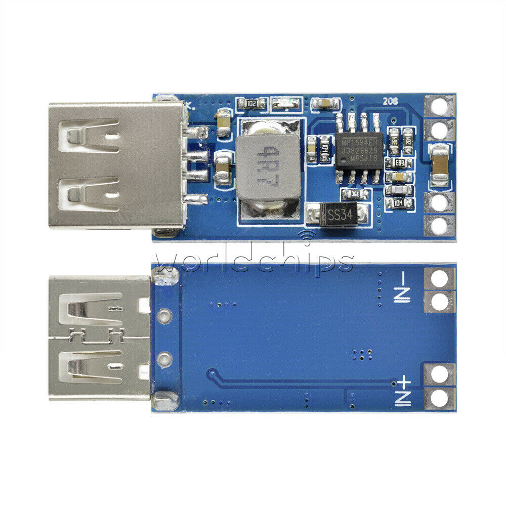 Step Down Power Module DC-DC 3A 9V/12V/24V to 5V USB 2A Precise Vehicle Charger