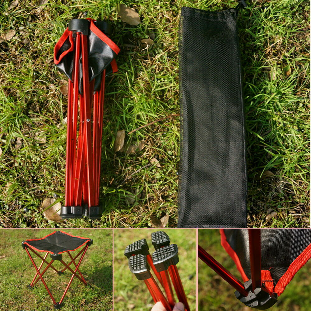 Ultralight Outdoor Camping Hiking Foldable Chair Fishing Picnic BBQ Garden Stool