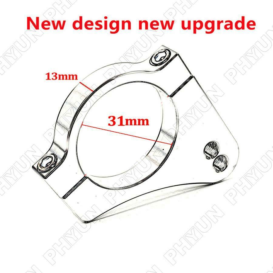 31mm Motorcycle Steering Damper Fork Frame Mounting Clamp Bracket Aluminum Alloy