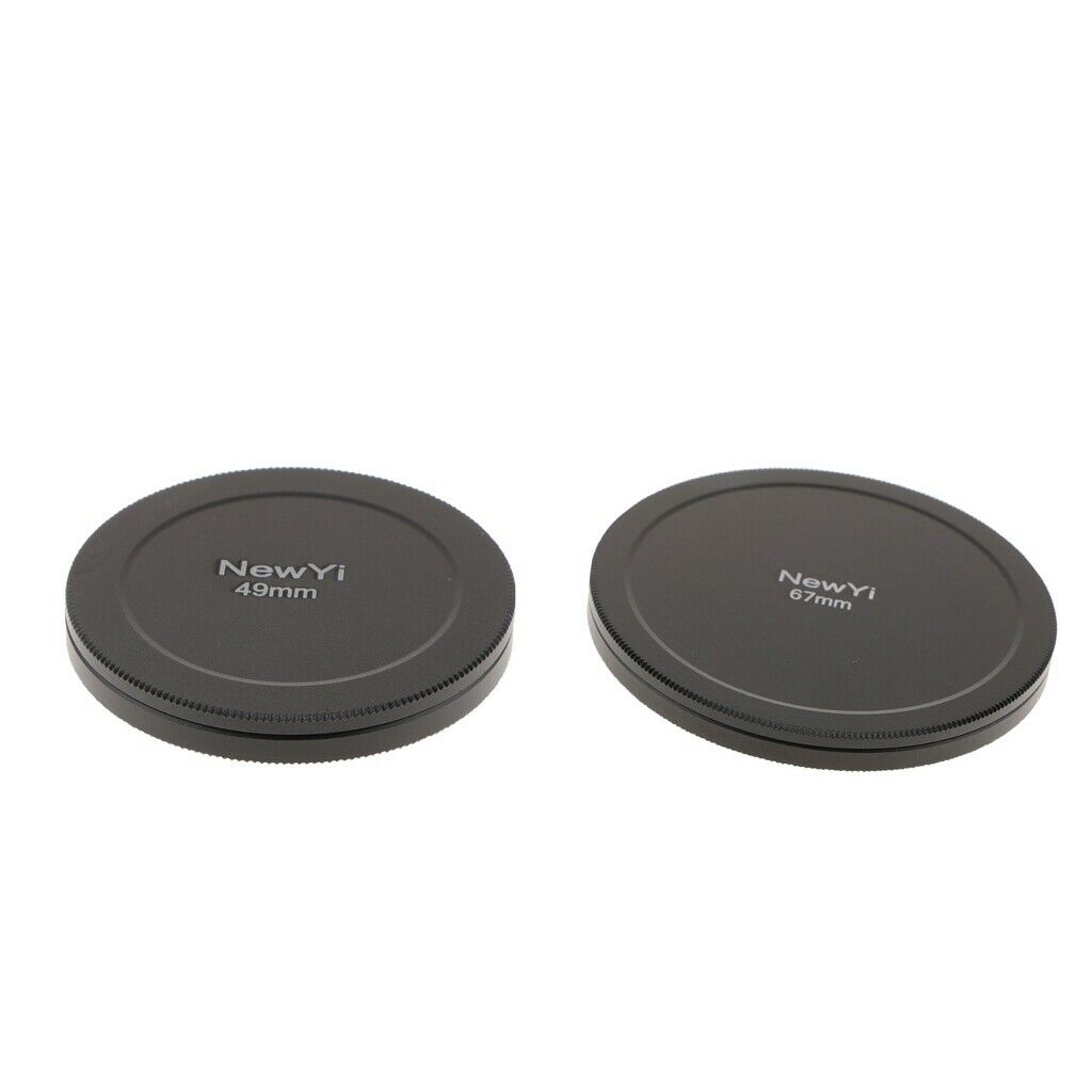 67mm 49mm Camera Lens Filter Storage   Case Metal Protection Box Covers