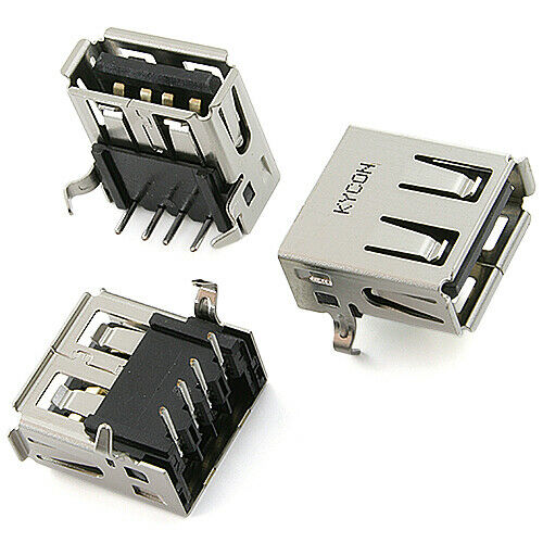 [20pcs] KUSBX-AS1N-B Connect USB Type A RCP 4 Position THT