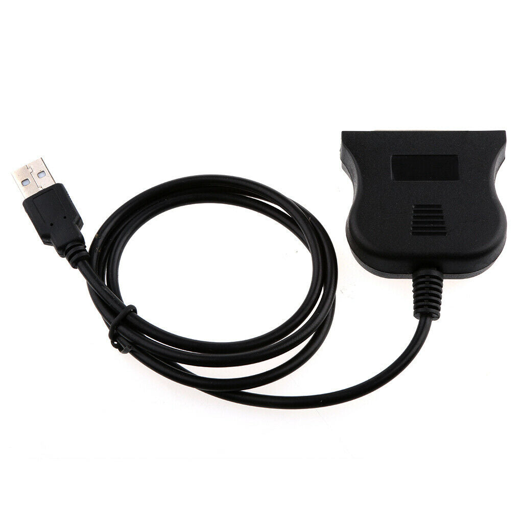 USB to Printer DB25 25-Pin Male/Female Parallel Port Cable Connector Cord