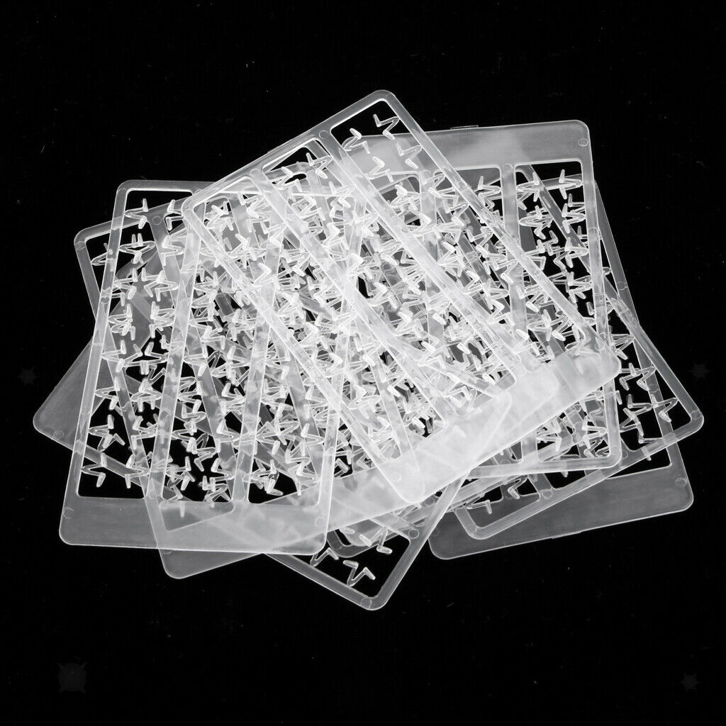 10pcs Clear Boilie Stops Bait Stopper Hair Rig Extender Carp Fishing Tool