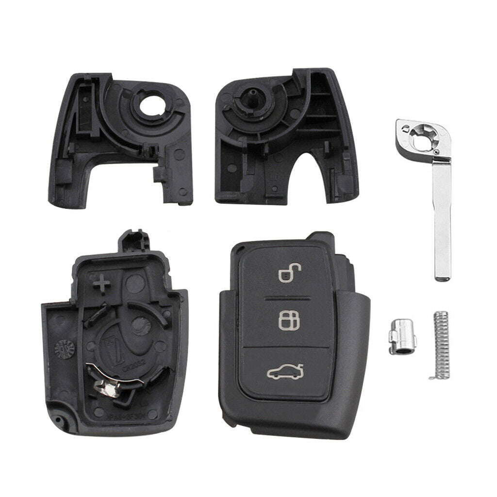 Remote Key Fob 3 Button  4D60 Chip For Ford Focus Fiesta