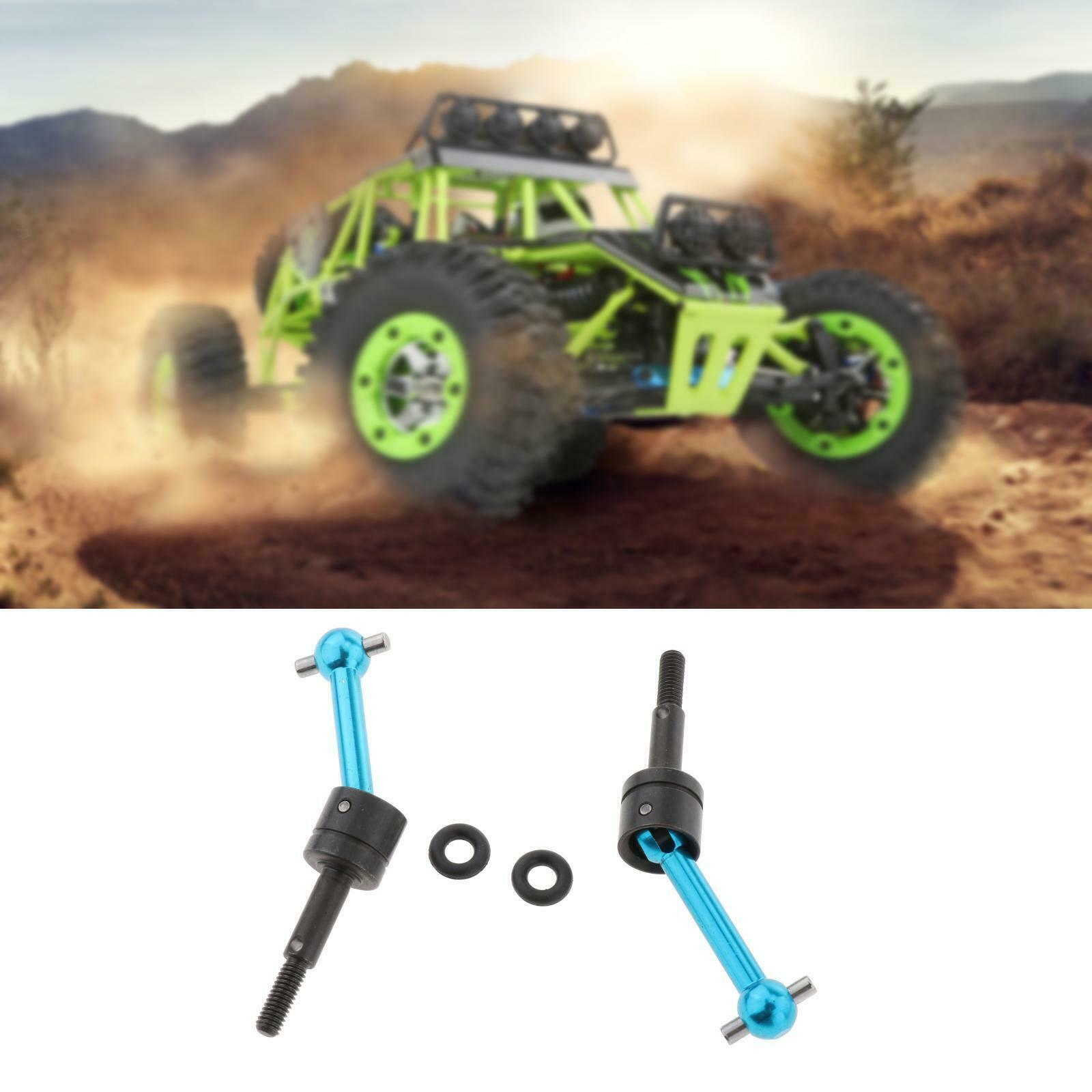 RC Car Drive Shaft, 2 Pcs Metal Drive Shaft Dogbone for TT-01 TT-02 1/10 RC