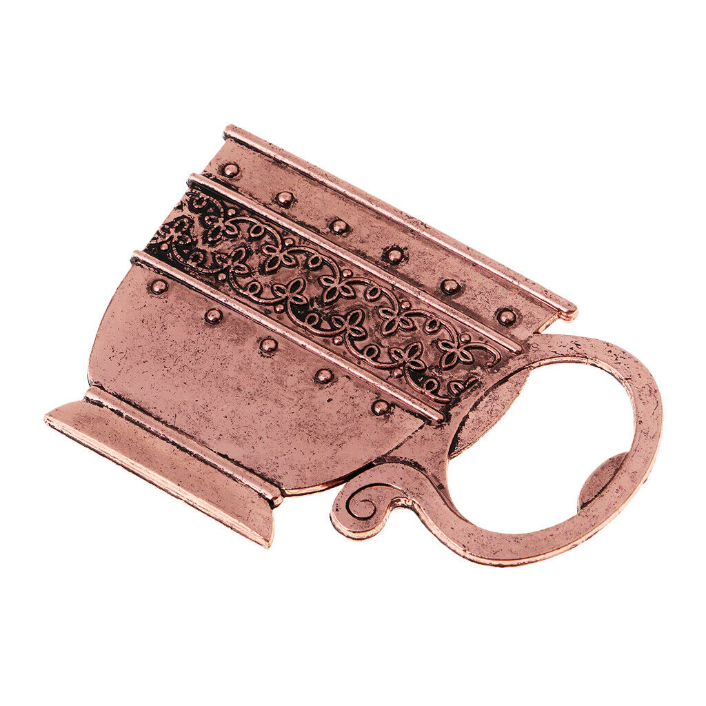 Retro Cup Shaped Opener Creative Alloy Gifts Box Packing Beer Bottle Opener