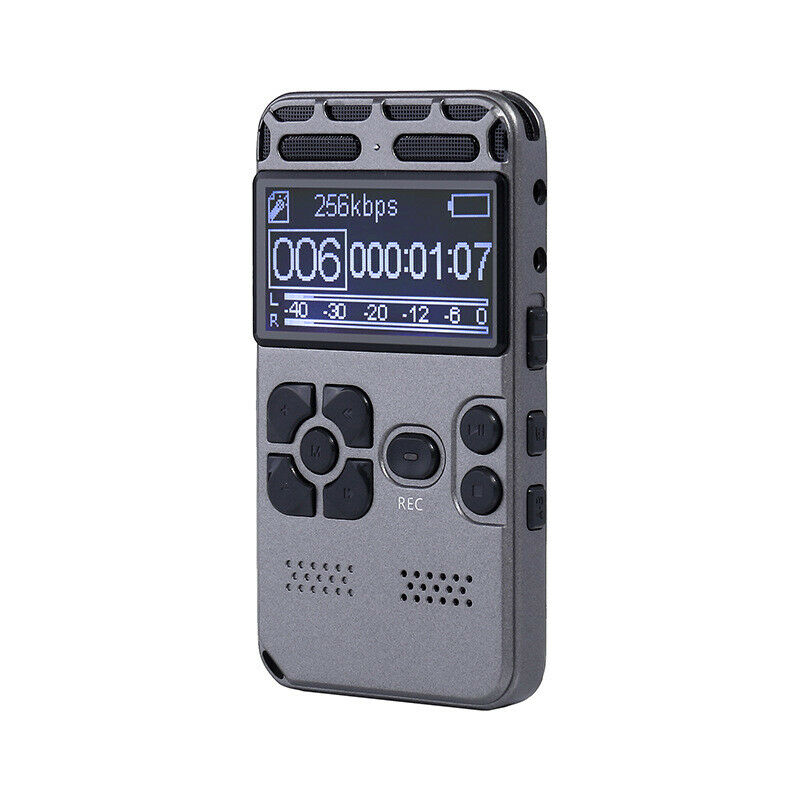 8Gb Mp3 Player Rechargeable Lcd Digital Audio Recorder Recorder Noise Reduction