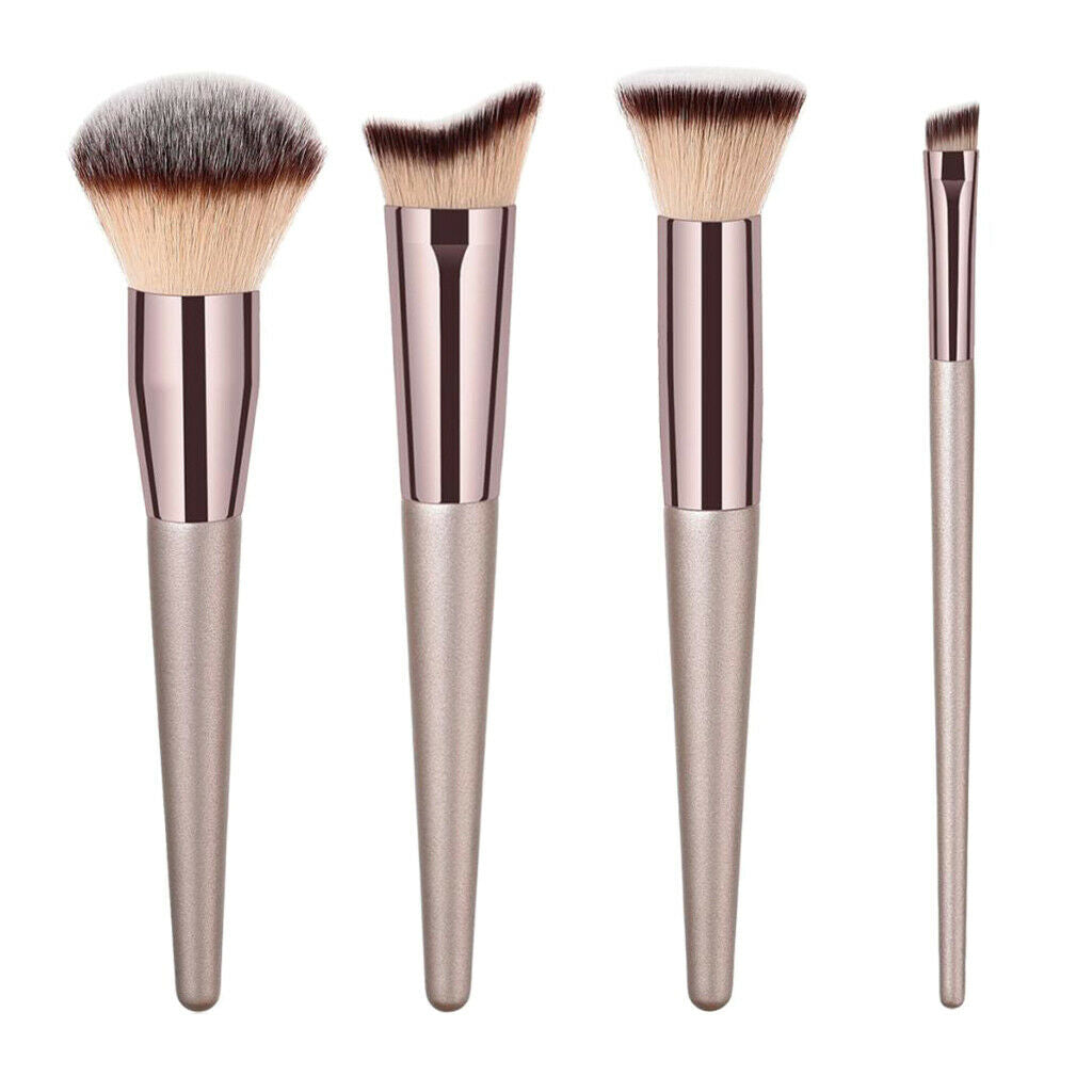 4pcs Large Soft Loose Powder Brush Setting Powder Blush Makeup Beauty Tool