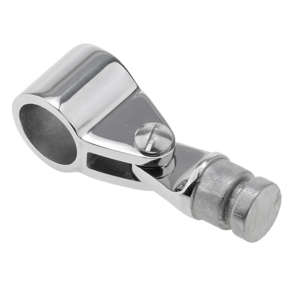 Handrail Arm Elbow Bimini + 90 Degree Rectangular Base For Marine Boat