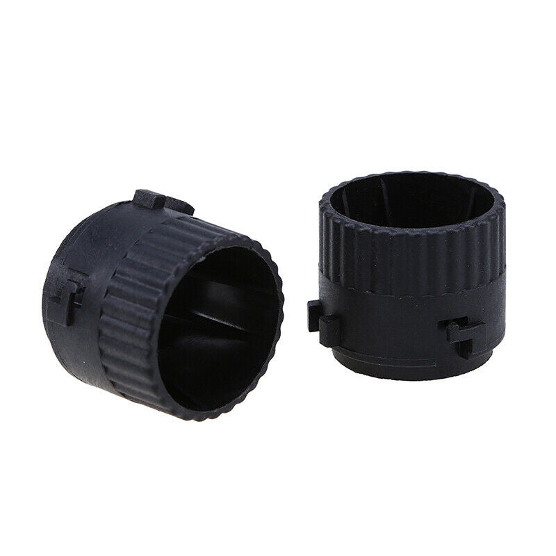 Black H7 HID Xenon Bulb Adapter Base Holder ABS 2pcs For Volkswagen VW Golf 6