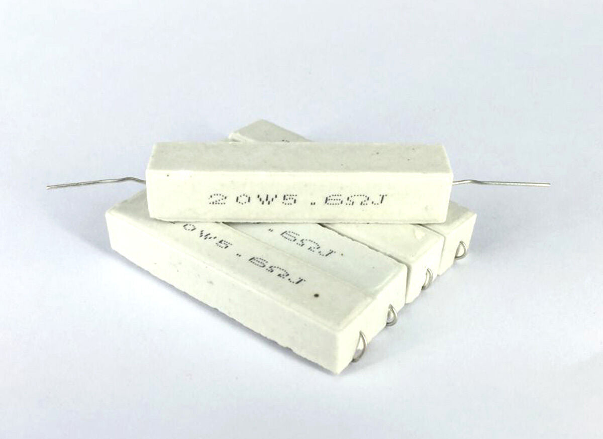 5pcs 20W 5.6 ohm Ceramic Cement Power Resistor [M1]