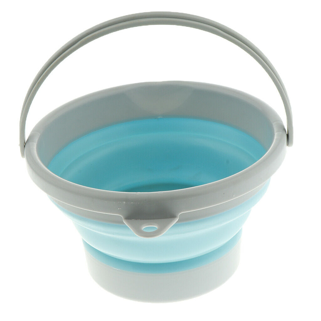 Collapsible Water Bucket Water Storage Container for Fishing Canmping 1.5L