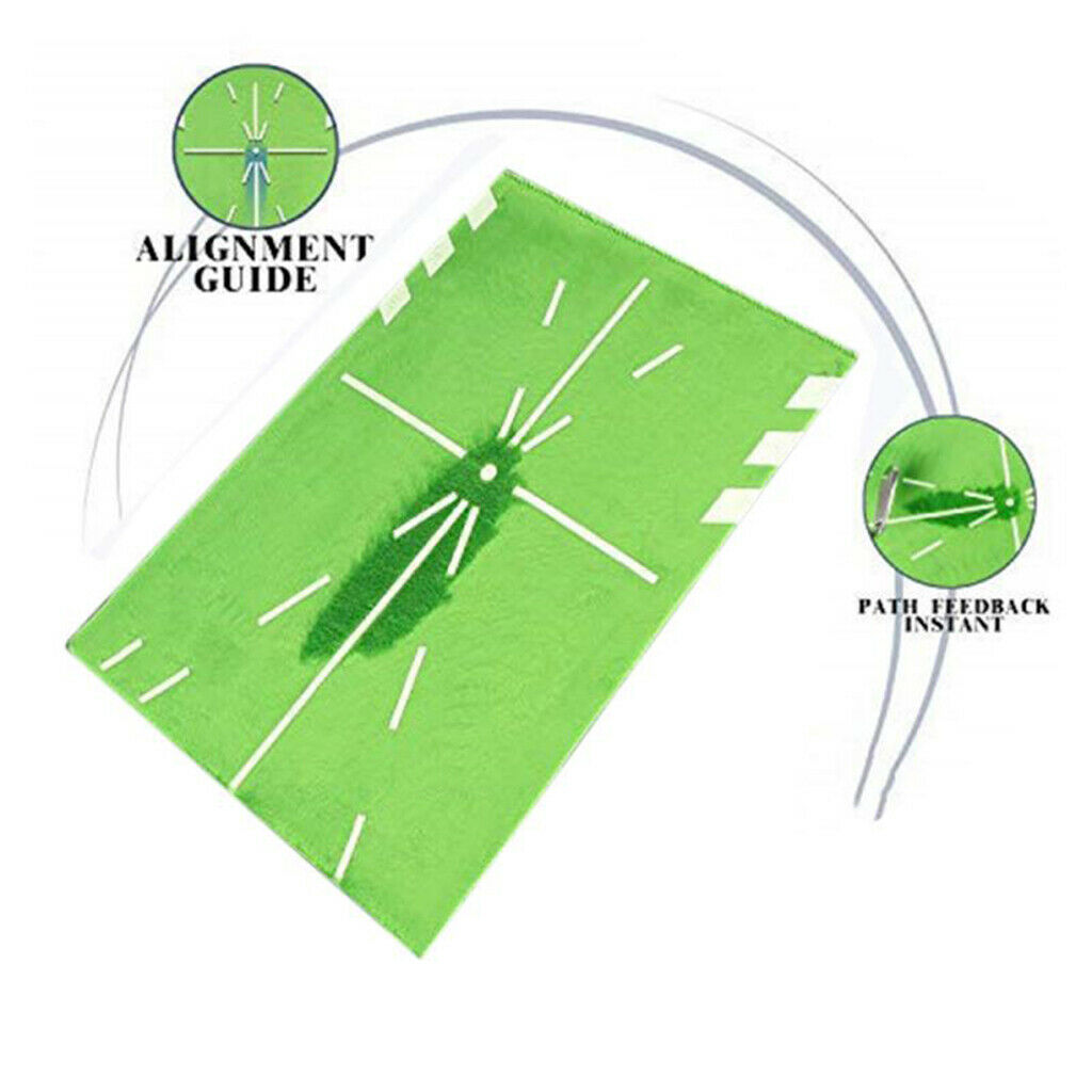 Golf Training Mat Mini Swing Hitting Practice Rug Training Aid Mats Pad