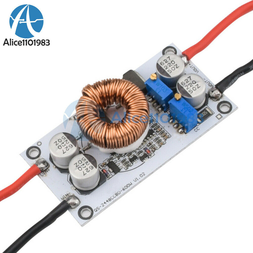 600W Aluminum Substrate Boost DC10-50V Undervoltage Protection LED Boost Driver