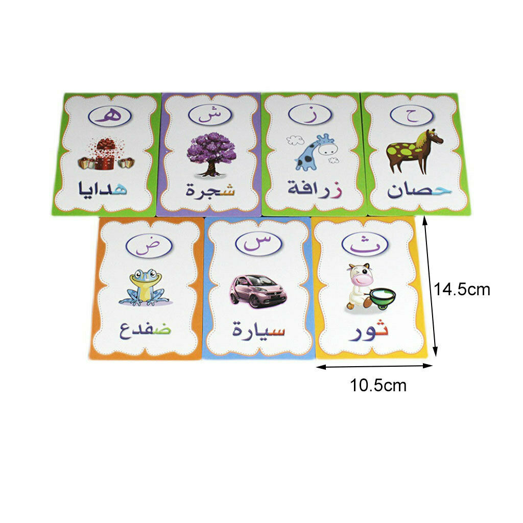 28Pcs Alphabet Flashcards for Early Reading Comprehension Practice Kids