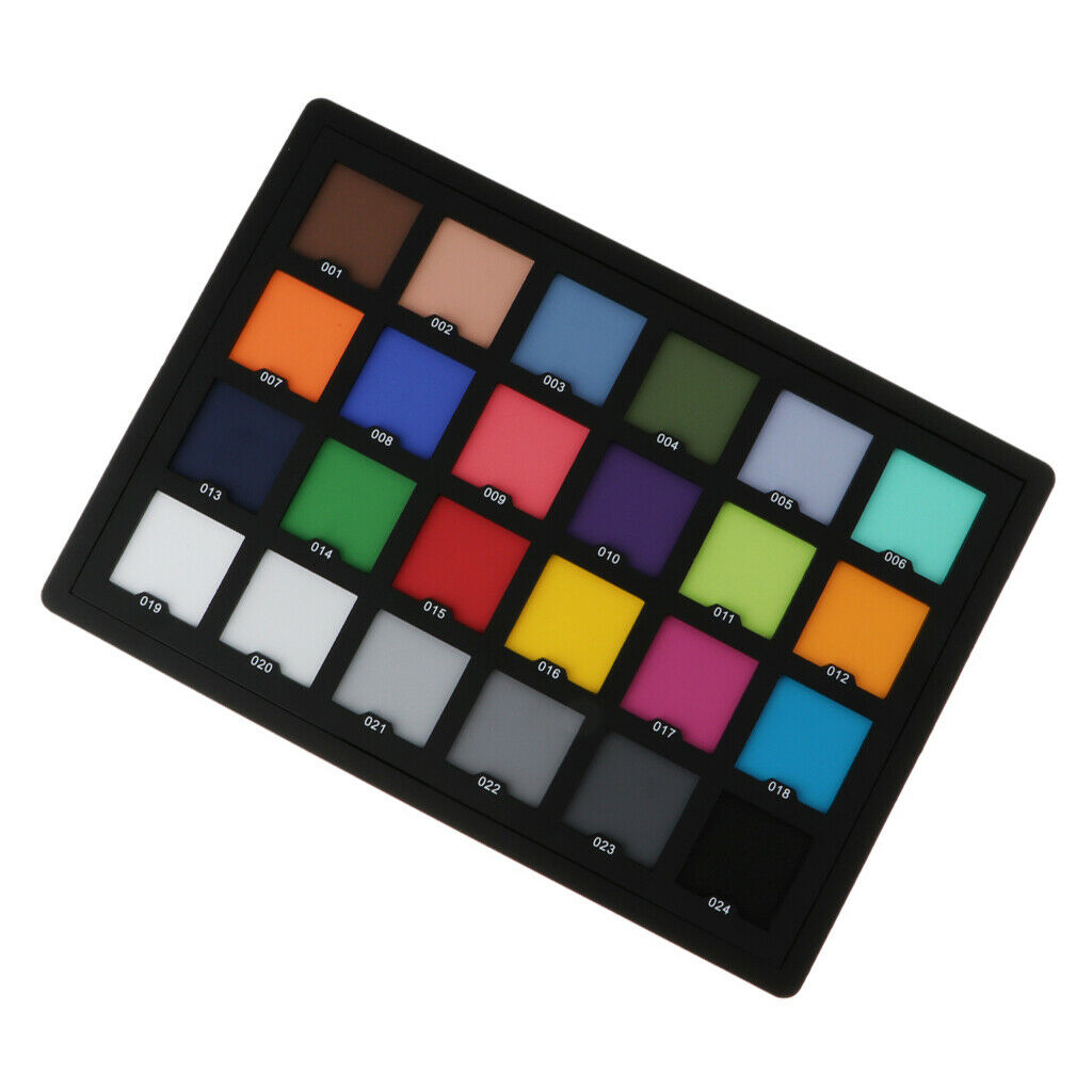 Professional Color Balancing Color Chart Board Palette Board 24