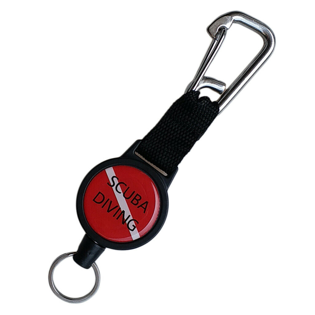 Solid Diving Dive Gear Retractor Dive Lanyard Regulator Holder Keeper Buckle