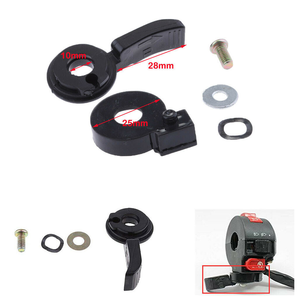 1 set of thumb choke lever assembly suitable for 110cc handlebar switches