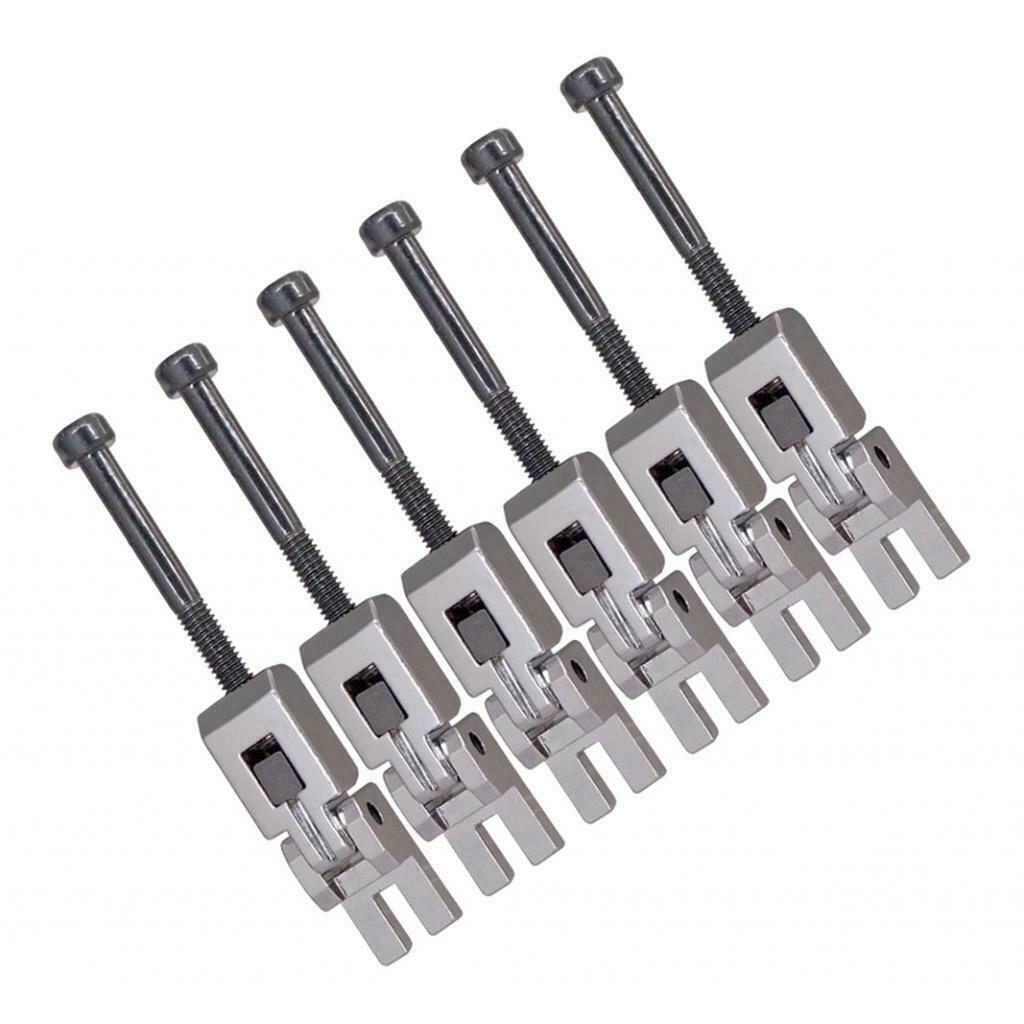 Set of 6pcs Tremolo Bridge String Saddles for Electric Guitar Replacement